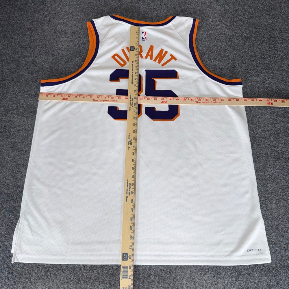 Nike NBA Phoenix Suns‎ Kevin Durant Jersey Mens 3XL White Dri-Fit Basketball - Picture 7 of 12